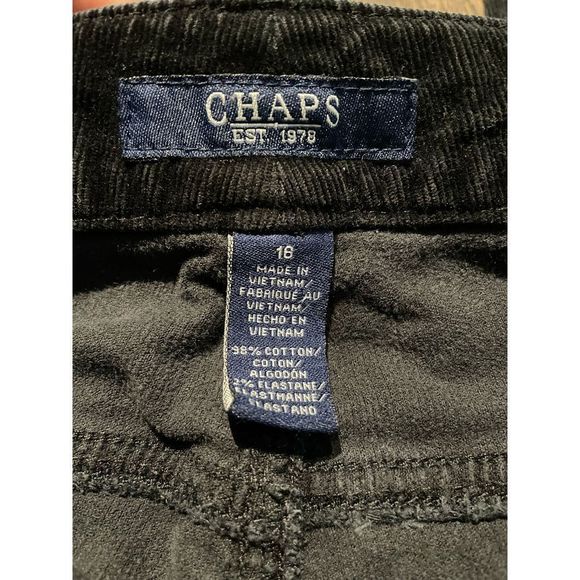 Chap’s Curdoroy Straight Leg Plus Size - Picture 3 of 4